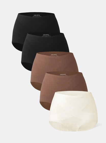 BLISS Seamless — 5-Pack High-Waisted Panties