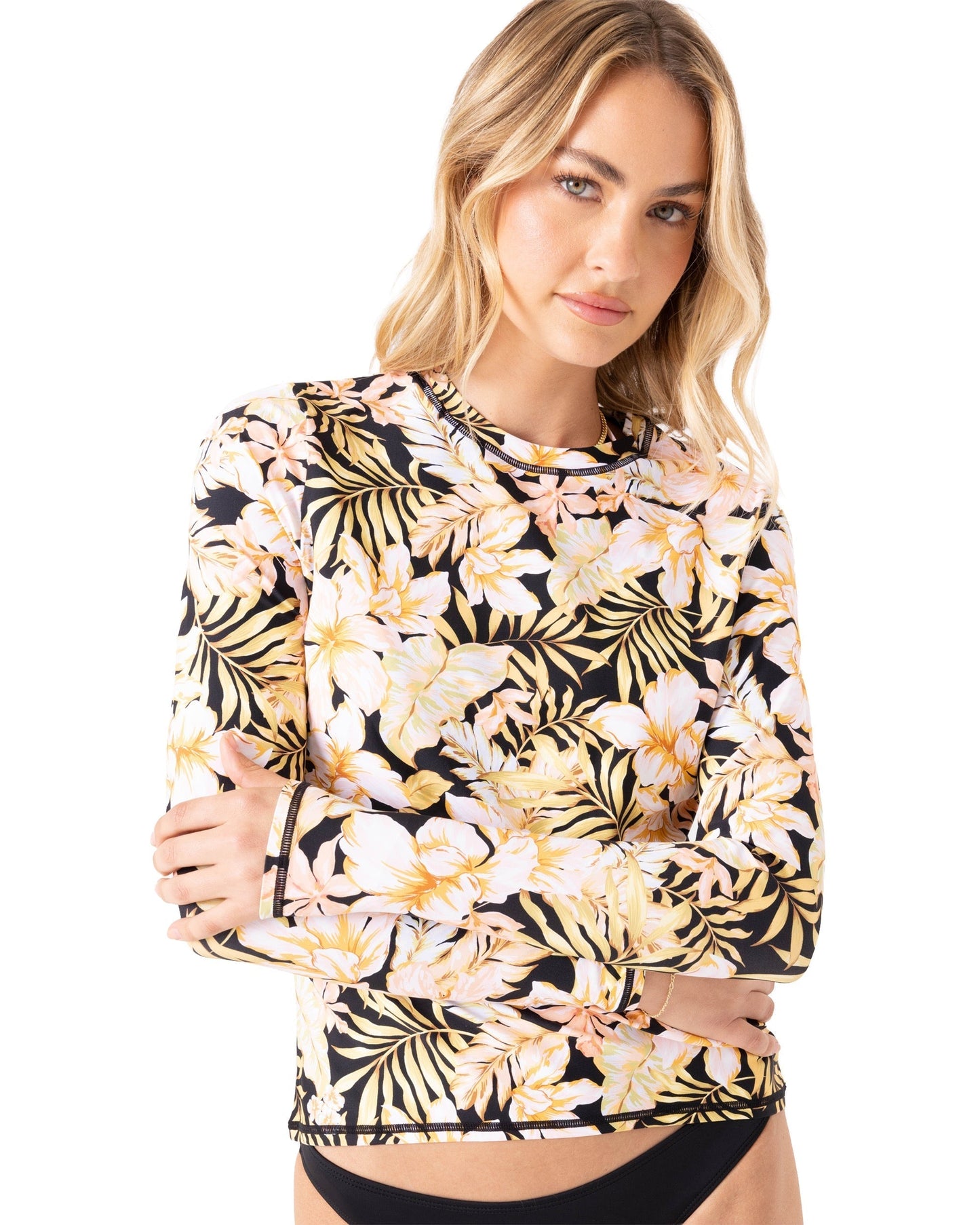 Tropical Sea Skippin Long Sleeve Rashguard