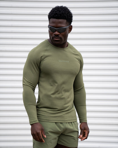 Essentials Long Sleeve Athletic Fitted Tee
