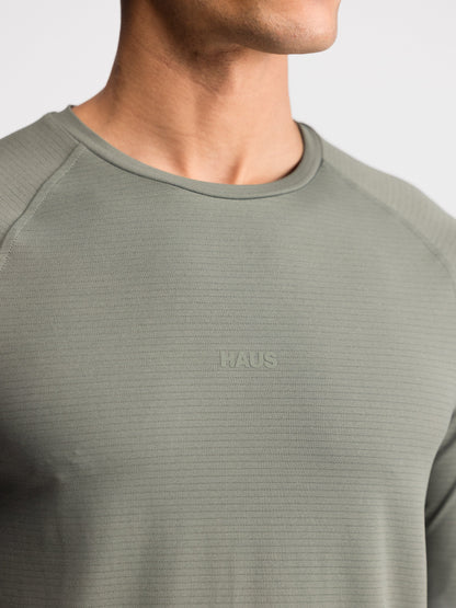 Essentials Long Sleeve Athletic Fitted Tee