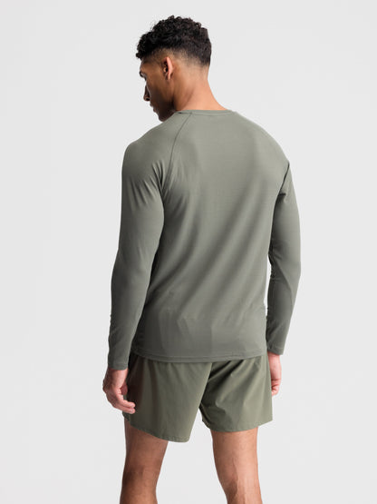 Essentials Long Sleeve Athletic Fitted Tee
